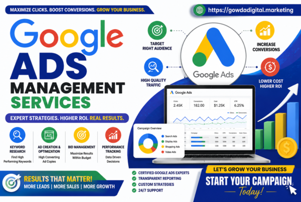 Google Ads Management Services for lead generation, PPC advertising, conversion optimization and business growth